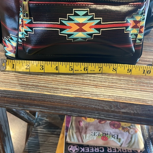 Aztec Design Backpack Purse - Picture 8 of 8
